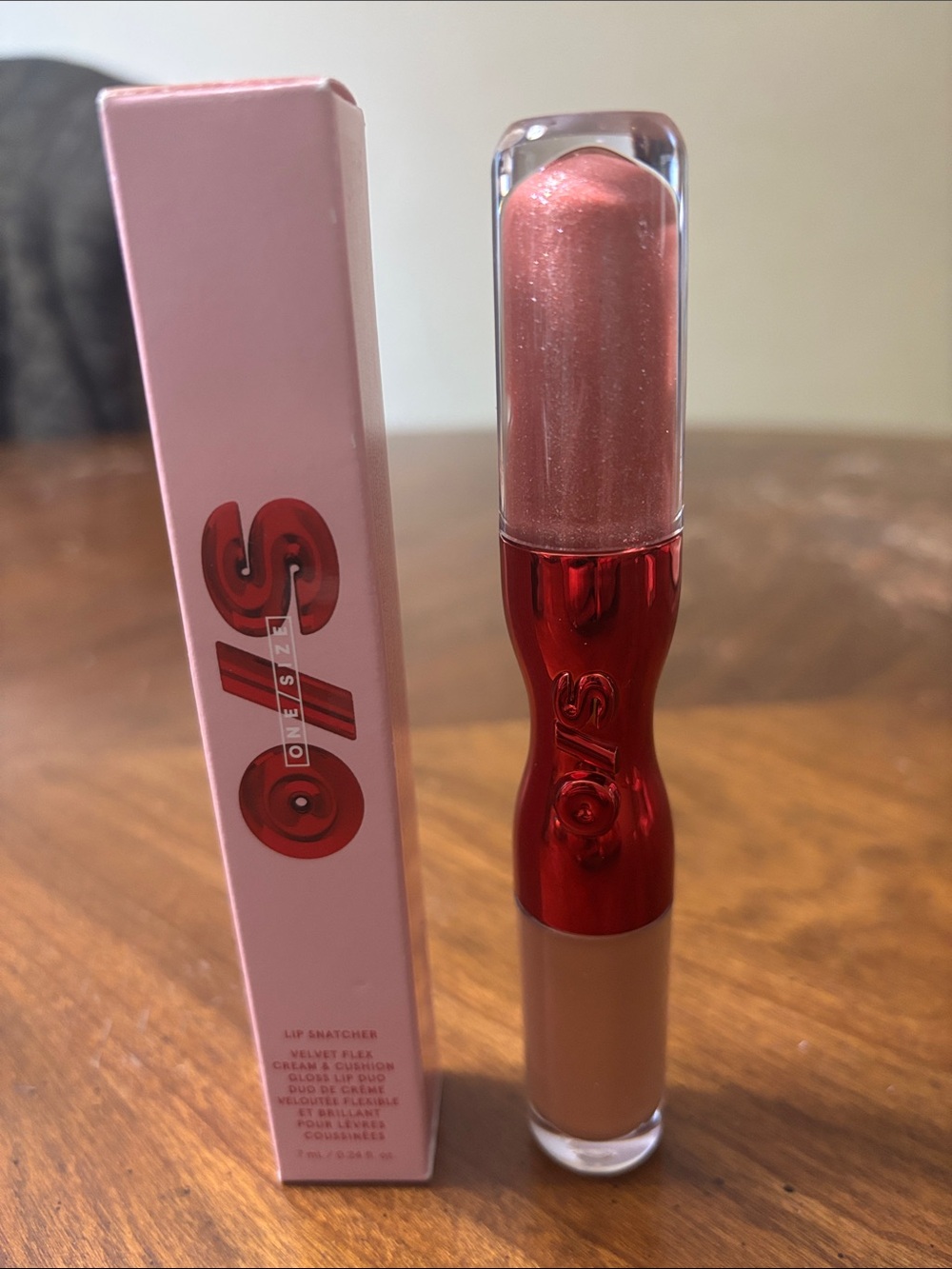ONE/SIZE Lip Snatcher Velvet Flex Gloss & Balm Duo - Shimmery Pink & Nude